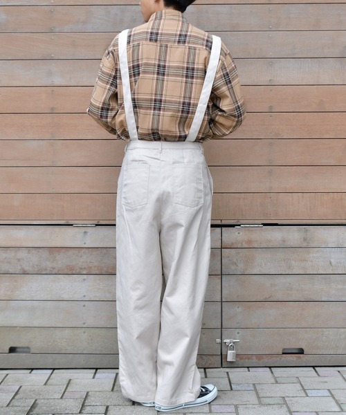 PairPair（ペアペア）の「サスペンダー付パンツ(男女兼用)（その他パンツ・レディース・ブラック/ベージュ/アイボリー・MEDIUM/LARGE）」の10枚目の写真
