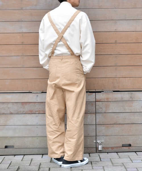 サスペンダー付きベージュパンツ サスペンダーパンツ』（その他パンツ）｜kOhAKU（コハク）の