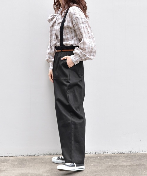 PairPair（ペアペア）の「サスペンダー付パンツ(男女兼用)（その他パンツ・レディース・ブラック/ベージュ/アイボリー・MEDIUM/LARGE）」の18枚目の写真