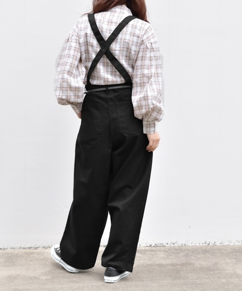 PairPair（ペアペア）の「サスペンダー付パンツ(男女兼用)（その他パンツ・レディース・ブラック/ベージュ/アイボリー・MEDIUM/LARGE）」の19枚目の写真