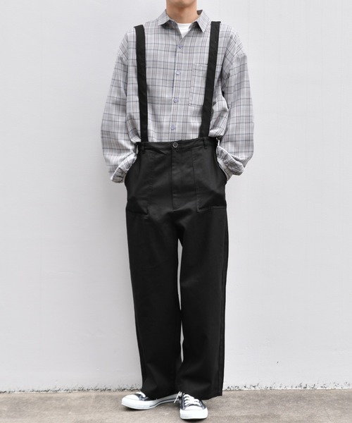 PairPair（ペアペア）の「サスペンダー付パンツ(男女兼用)（その他パンツ・レディース・ブラック/ベージュ/アイボリー・MEDIUM/LARGE）」の20枚目の写真