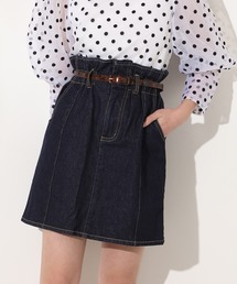one after another NICE CLAUP | ベルト付台形スカート(スカート)