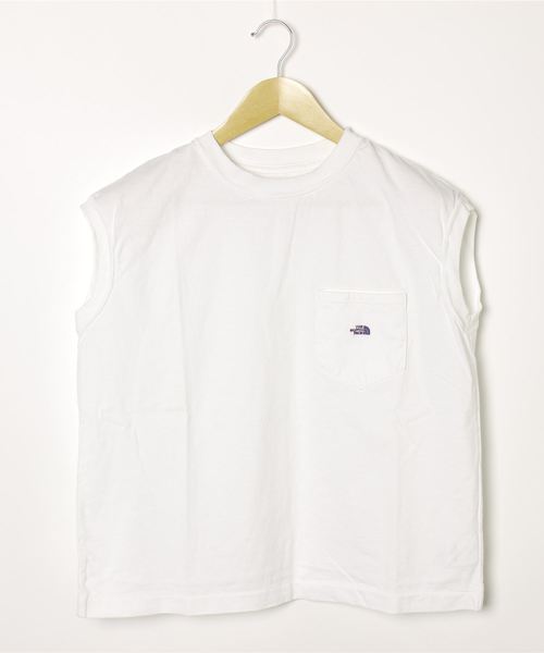 THE NORTH FACE PURPLE LABEL（ザ ノースフェイス パープルレーベル）の「【THE NORTH FACE】7oz N/S Pocket Tee NT3021N（Tシャツ/カットソー・レディース・ホワイト/ブラック/ベージュ/レッド・MEDIUM/SMALL）」の2枚目の写真