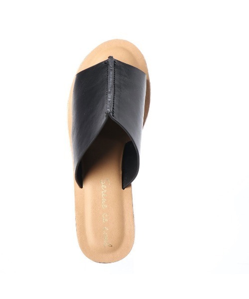 Serene ce cool（セレンセクール）の「ジュートウエッジミュールサンダル（サンダル・レディース・ホワイト/ブラック/アイボリー/キャメル・LL/S/M/L）」の16枚目の写真