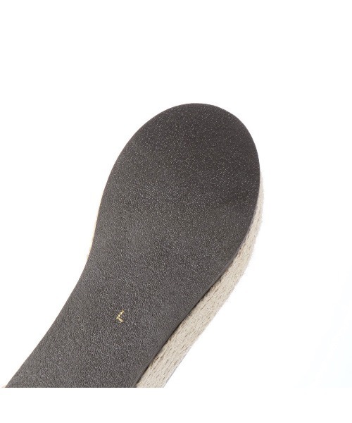 Serene ce cool（セレンセクール）の「ジュートウエッジミュールサンダル（サンダル・レディース・ホワイト/ブラック/アイボリー/キャメル・LL/S/M/L）」の5枚目の写真