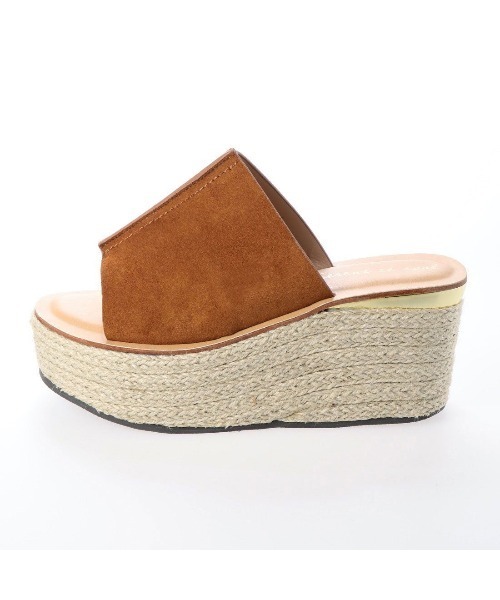 Serene ce cool（セレンセクール）の「ジュートウエッジミュールサンダル（サンダル・レディース・ホワイト/ブラック/アイボリー/キャメル・LL/S/M/L）」の22枚目の写真