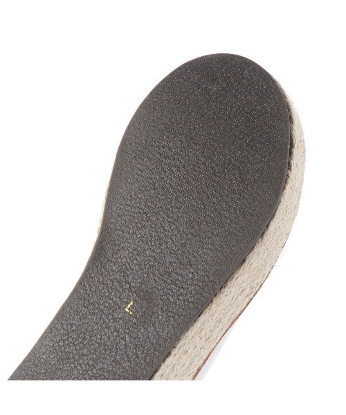 Serene ce cool（セレンセクール）の「ジュートウエッジミュールサンダル（サンダル・レディース・ホワイト/ブラック/アイボリー/キャメル・LL/S/M/L）」の7枚目の写真