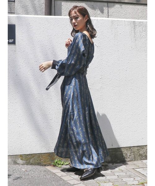 dazzlin（ダズリン）の「オリエンタルアートフラワーワンピース（ワンピース・レディース・アイボリー/ブラック/ブルー・SMALL/MEDIUM）」の20枚目の写真