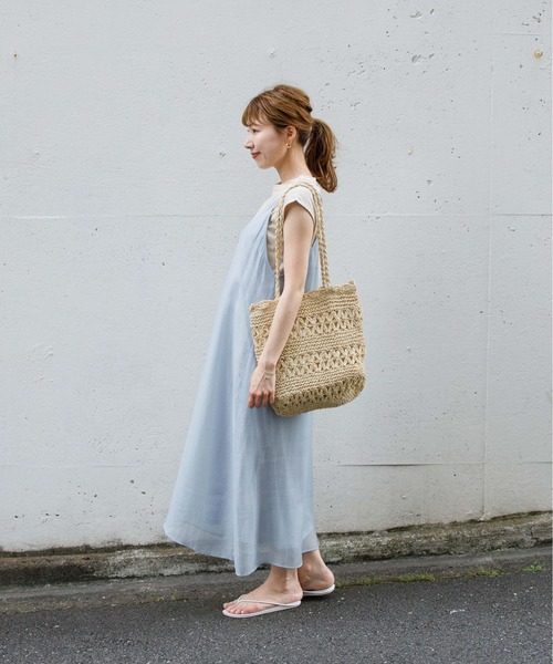 flower（フラワー）の「ウォータリーキャミワンピース（ワンピース・レディース・ピンク/ブルー・FREE）」の9枚目の写真