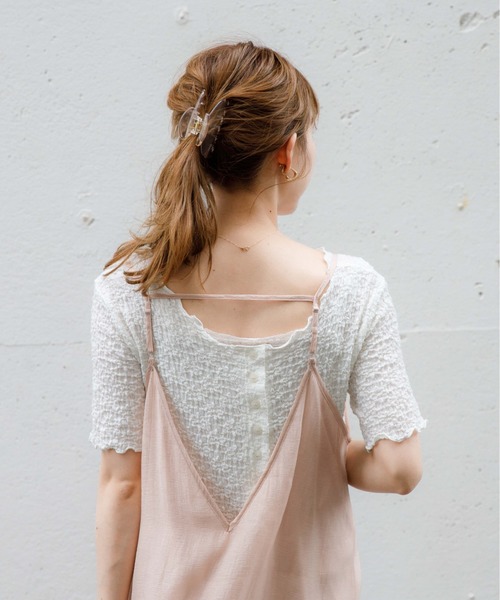 flower（フラワー）の「ウォータリーキャミワンピース（ワンピース・レディース・ピンク/ブルー・FREE）」の15枚目の写真