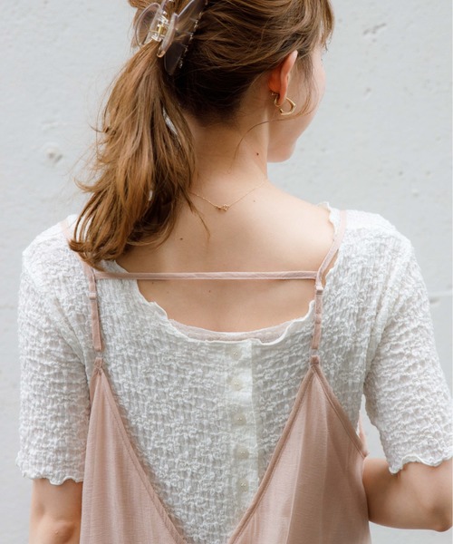 flower（フラワー）の「ウォータリーキャミワンピース（ワンピース・レディース・ピンク/ブルー・FREE）」の16枚目の写真