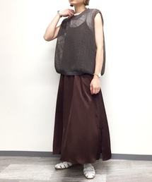 minius | サテンキャミワンピース(ワンピース)