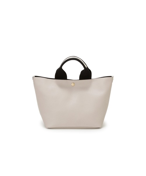 Breath TOPKAPI（ブレストプカピ）の「【Breath TOPKAPI /ブレス トプカピ】スコッチグレイン ネオレザー レディース トートバッグ プレーン（トートバッグ・レディース・ライトグレー/ブラック/クリーム/キャメル/サンドグレー・FREE）」の21枚目の写真
