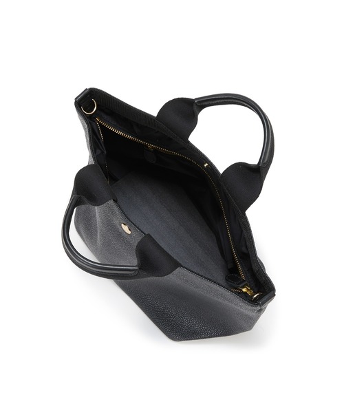 Breath TOPKAPI（ブレストプカピ）の「【Breath TOPKAPI /ブレス トプカピ】スコッチグレイン ネオレザー レディース トートバッグ プレーン（トートバッグ・レディース・ライトグレー/ブラック/クリーム/キャメル/サンドグレー・FREE）」の20枚目の写真