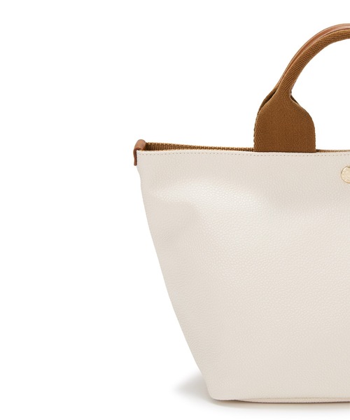 Breath TOPKAPI(ブレストプカピ)の「【Breath TOPKAPI /ブレス トプカピ】スコッチグレイン ネオレザー レディース トートバッグ プレーン(トートバッグ・レディース・ライトグレー/ブラック/クリーム/キャメル/サンドグレー・FREE)」の22枚目の写真