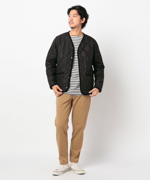 TAION（タイオン）の「【TAION/タイオン】CITY LINE PIPING V NECK