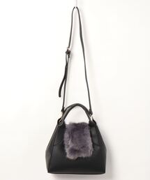 INTERPLANET | ファー付き２ＷＡＹ　ＢＡＧ(ショルダーバッグ)
