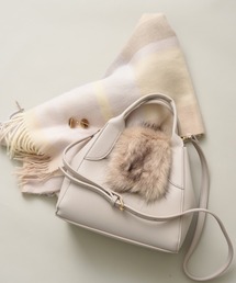 INTERPLANET | ファー付き２ＷＡＹ　ＢＡＧ(ショルダーバッグ)