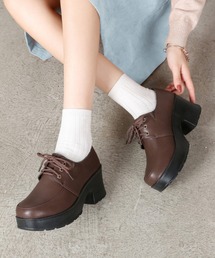 Shoes in Closet | 超軽量厚底 レースアップ マニッシュ シューズ 1973(ドレスシューズ)