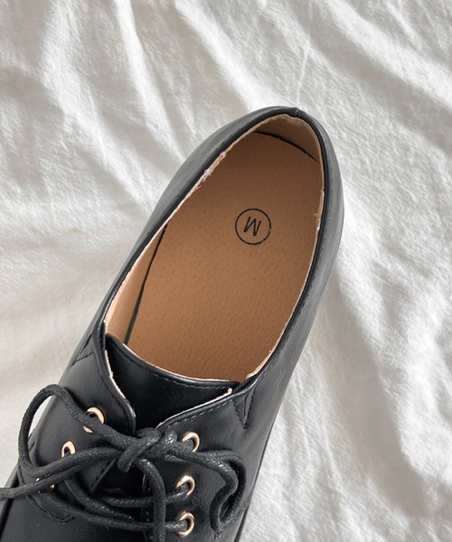 セール】超軽量厚底 レースアップ マニッシュ シューズ 1973（ドレス