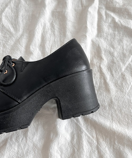 セール】超軽量厚底 レースアップ マニッシュ シューズ 1973（ドレス