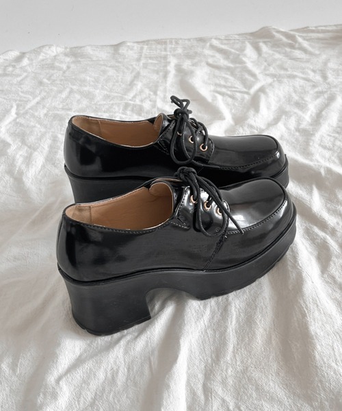 新品未開封　セルジュ・ルタンス　Boxeuses　ボクシューズ セール】超軽量厚底 レースアップ マニッシュ シューズ 1973（ドレス