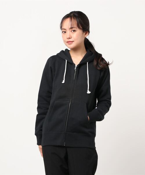 パーカー CHAMPION ZIP HOODED SWEATSHIRT (チャンピオン ジップフーデッドスウェットシャツ) レディース Champion パーカー CHAMPION ZIP HOODED SWEATSHIRT
