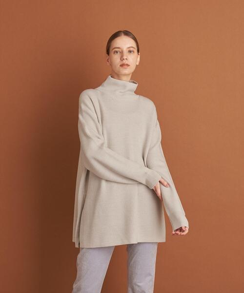 Steven Alan(スティーブンアラン)の「<Steven Alan>∴WOOL HIGH NECK KNIT/ニット ◆(ニット/セーター・レディース・オフホワイト/ターコイズブルー/マスタード・FREE)」の5枚目の写真