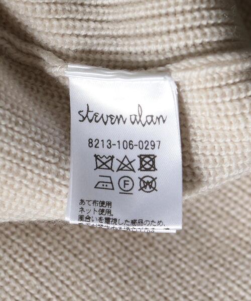 Steven Alan(スティーブンアラン)の「<Steven Alan>∴WOOL HIGH NECK KNIT/ニット ◆(ニット/セーター・レディース・オフホワイト/ターコイズブルー/マスタード・FREE)」の17枚目の写真