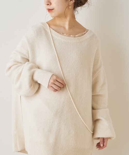 Chico（チコ）の「ロングパールネックレス（ネックレス・レディース・ホワイト/シルバー・FREE）」の7枚目の写真