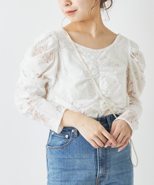 Chico（チコ）の「ロングパールネックレス（ネックレス・レディース・ホワイト/シルバー・FREE）」の12枚目の写真