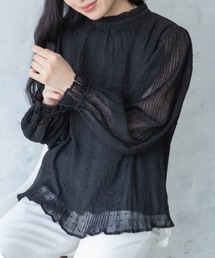 Mysa&Liina | プリーツカットドビーブラウス(シャツ/ブラウス)