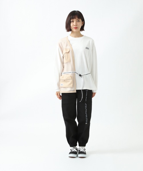 DEARSTALKER(ディアストーカー)の「DEARSTALKER/CONRADロンT 2925836(Tシャツ/カットソー・レディース・ブラック/ナチュラル・FREE)」の7枚目の写真