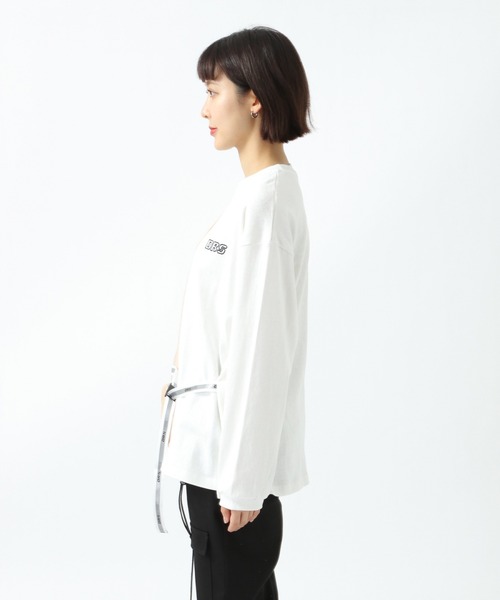 DEARSTALKER(ディアストーカー)の「DEARSTALKER/CONRADロンT 2925836(Tシャツ/カットソー・レディース・ブラック/ナチュラル・FREE)」の9枚目の写真