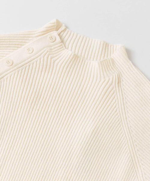SENSE OF PLACE by URBAN RESEARCH（センスオブプレイスバイアーバンリサーチ）の「ボタンディテールモックネックリブセーター（ニット/セーター・レディース・アイボリー/ライトベージュ/ブラック/ライトカーキ/ライトピンク/オリーブ・ONE）」の20枚目の写真