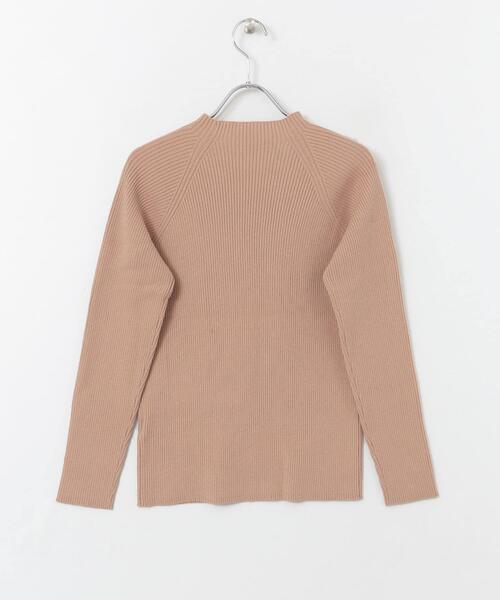 SENSE OF PLACE by URBAN RESEARCH（センスオブプレイスバイアーバンリサーチ）の「ボタンディテールモックネックリブセーター（ニット/セーター・レディース・アイボリー/ライトベージュ/ブラック/ライトカーキ/ライトピンク/オリーブ・ONE）」の8枚目の写真