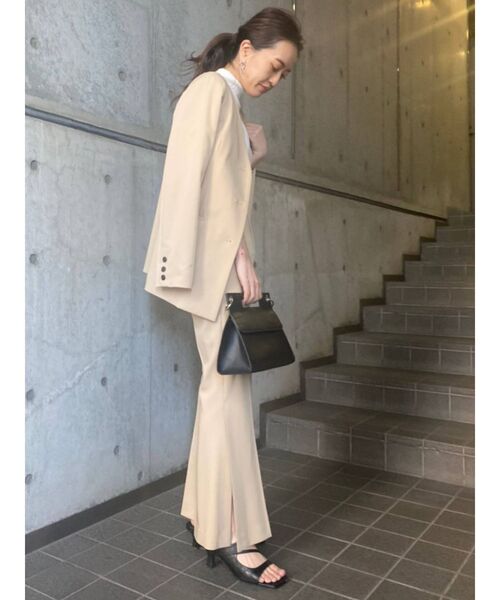 MURUA(ムルーア)の「ハイウエストスリットパンツ(その他パンツ・レディース・ブラック/ベージュ/その他1・1/2)」の21枚目の写真