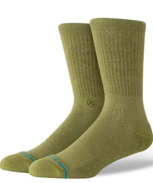 STANCE（スタンス）の「STANCE/スタンス ソックス ICON M311D14ICO（ソックス/靴下・メンズ・ホワイト/ブラック/ネイビー/オレンジ/バーガンディー/オリーブ/ピンク/レッド/パープル/コーラルピンク/グレー/ワインレッド/ライトグレー/ライトイエロー/ライトブルー/フューシャピンク/グリーン/ブラウン系その他/シャーベット/オートミール/セージグリーン/オリーブ系・S/L/M）」の10枚目の写真