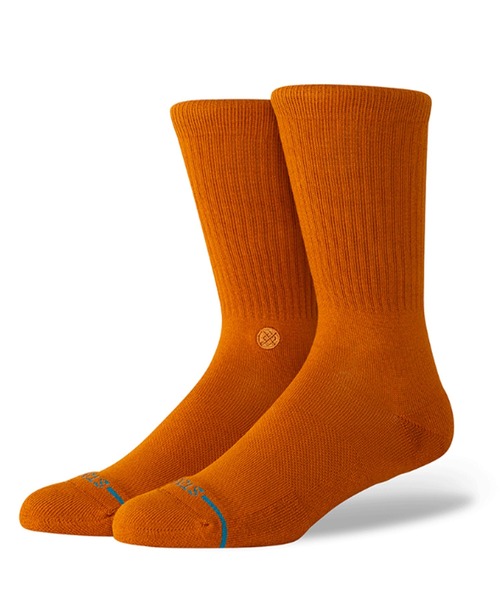 STANCE（スタンス）の「STANCE/スタンス ソックス ICON M311D14ICO（ソックス/靴下・メンズ・ホワイト/ブラック/ネイビー/オレンジ/バーガンディー/オリーブ/ピンク/レッド/パープル/コーラルピンク/グレー/ワインレッド/ライトグレー/ライトイエロー/ライトブルー/フューシャピンク/グリーン/ブラウン系その他/シャーベット/オートミール/セージグリーン/オリーブ系・S/L/M）」の5枚目の写真