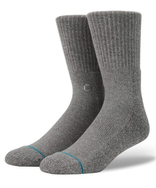 STANCE（スタンス）の「STANCE/スタンス ソックス ICON M311D14ICO（ソックス/靴下・メンズ・ホワイト/ブラック/ネイビー/オレンジ/バーガンディー/オリーブ/ピンク/レッド/パープル/コーラルピンク/グレー/ワインレッド/ライトグレー/ライトイエロー/ライトブルー/フューシャピンク/グリーン/ブラウン系その他/シャーベット/オートミール/セージグリーン/オリーブ系・S/L/M）」の4枚目の写真