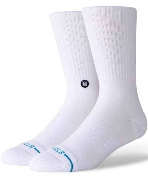 STANCE（スタンス）の「STANCE/スタンス ソックス ICON M311D14ICO（ソックス/靴下・メンズ・ホワイト/ブラック/ネイビー/オレンジ/バーガンディー/オリーブ/ピンク/レッド/パープル/コーラルピンク/グレー/ワインレッド/ライトグレー/ライトイエロー/ライトブルー/フューシャピンク/グリーン/ブラウン系その他/シャーベット/オートミール/セージグリーン/オリーブ系・S/L/M）」の2枚目の写真