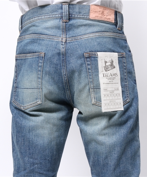 BEAMS(ビームス)の「BEAMS / ベーシック ストレッチ デニム(デニムパンツ・メンズ・サックスブルー/インディゴブルー・MEDIUM/X-LARGE/LARGE/SMALL)」の21枚目の写真