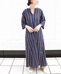 SHIPS | TICCA:キーネックロングドレス(ワンピース)