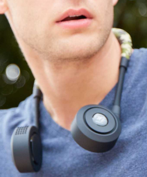 SPICE OF LIFE（スパイス オブ ライフ）の「【正規品/在庫限り】両手が使える ハンズフリー扇風機「WFan(ダブルファン) ヨガシロッコ」ボタニカル/カモフラ/フラワー（アウトドアグッズ・メンズ・カモフラージュ/ホワイト系その他/グリーン系その他・ONE SIZE）」の10枚目の写真