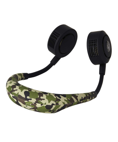 SPICE OF LIFE（スパイス オブ ライフ）の「【正規品/在庫限り】両手が使える ハンズフリー扇風機「WFan(ダブルファン) ヨガシロッコ」ボタニカル/カモフラ/フラワー（アウトドアグッズ・メンズ・カモフラージュ/ホワイト系その他/グリーン系その他・ONE SIZE）」の14枚目の写真