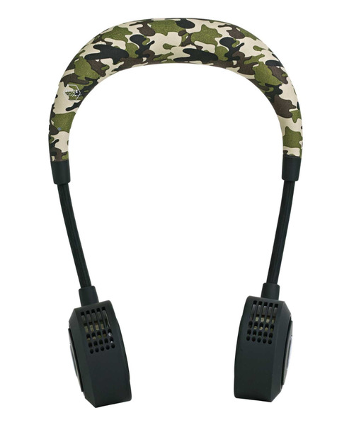 SPICE OF LIFE（スパイス オブ ライフ）の「【正規品/在庫限り】両手が使える ハンズフリー扇風機「WFan(ダブルファン) ヨガシロッコ」ボタニカル/カモフラ/フラワー（アウトドアグッズ・メンズ・カモフラージュ/ホワイト系その他/グリーン系その他・ONE SIZE）」の12枚目の写真