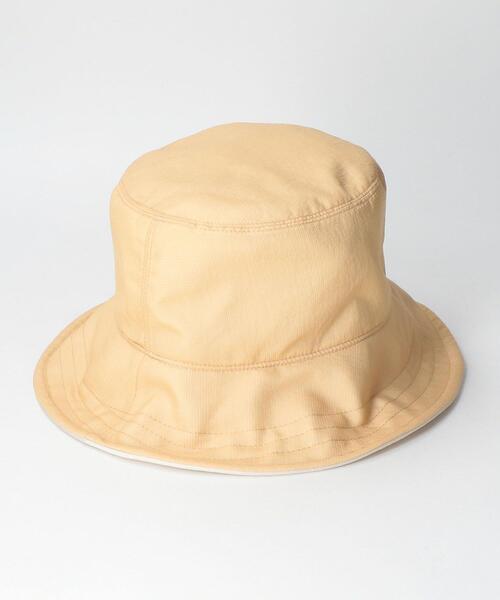 BEAUTY&YOUTH UNITED ARROWS（ビューティーアンドユースユナイテッドアローズ）の「BY サテンバケットハット（ハット・レディース・ブラック/ベージュ/ライム・FREE）」の4枚目の写真