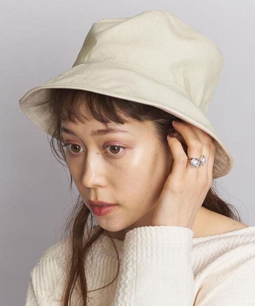 BEAUTY&YOUTH UNITED ARROWS（ビューティーアンドユースユナイテッドアローズ）の「BY サテンバケットハット（ハット・レディース・ブラック/ベージュ/ライム・FREE）」の11枚目の写真