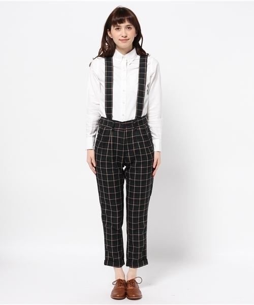 WEGO（ウィゴー）の「WEGO/サス付テーパードパンツ（その他パンツ・レディース・グリーン/ブルー系その他・FREE）」の3枚目の写真