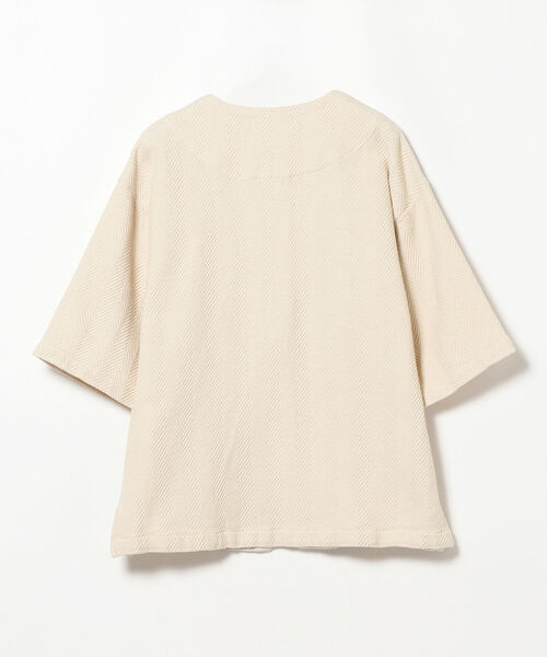 BEAMS LIGHTS（ビームスライツ）の「BEAMS LIGHTS / へリンボン ジャガード ジャケット（その他アウター・レディース・ブラウン/オフホワイト・ONE SIZE）」の20枚目の写真